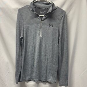 Under Armour Heathered Gray Long Sleeve Top